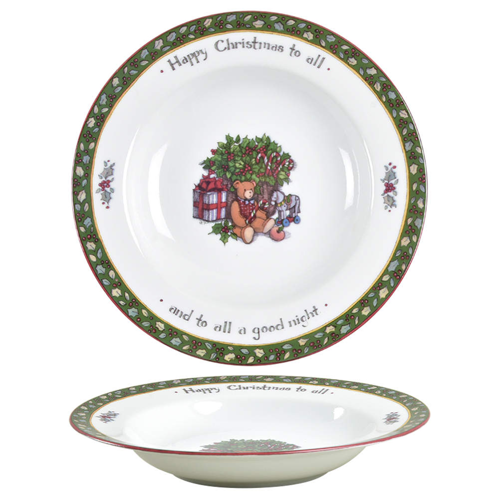 Christmas Story Rim Soup Bowl by International-1