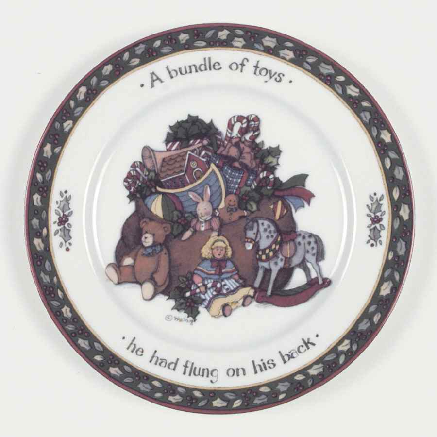 Christmas Story Salad Plate by International-1