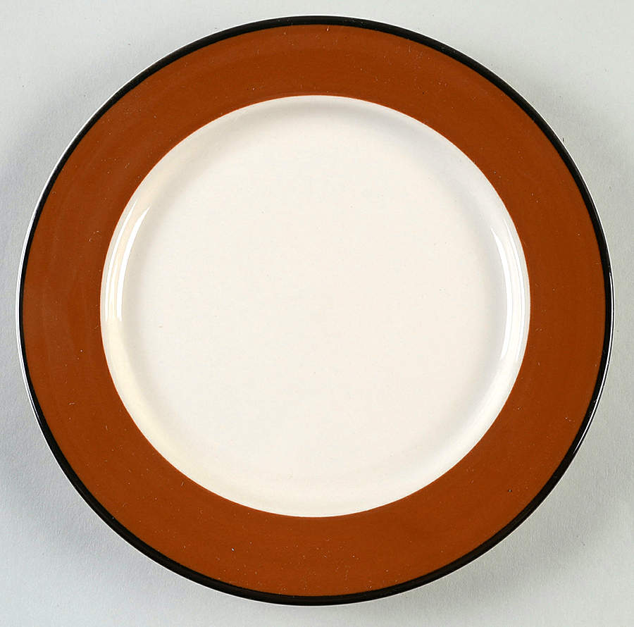 Colors of Celebration Terra Cotta Bread & Butter Plate by International-1