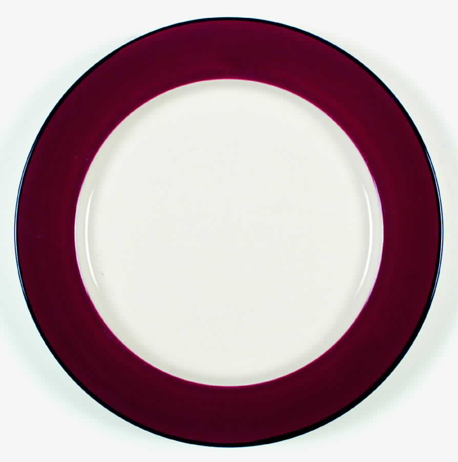 Colors of Celebration Burgundy Dinner Plate by International-1