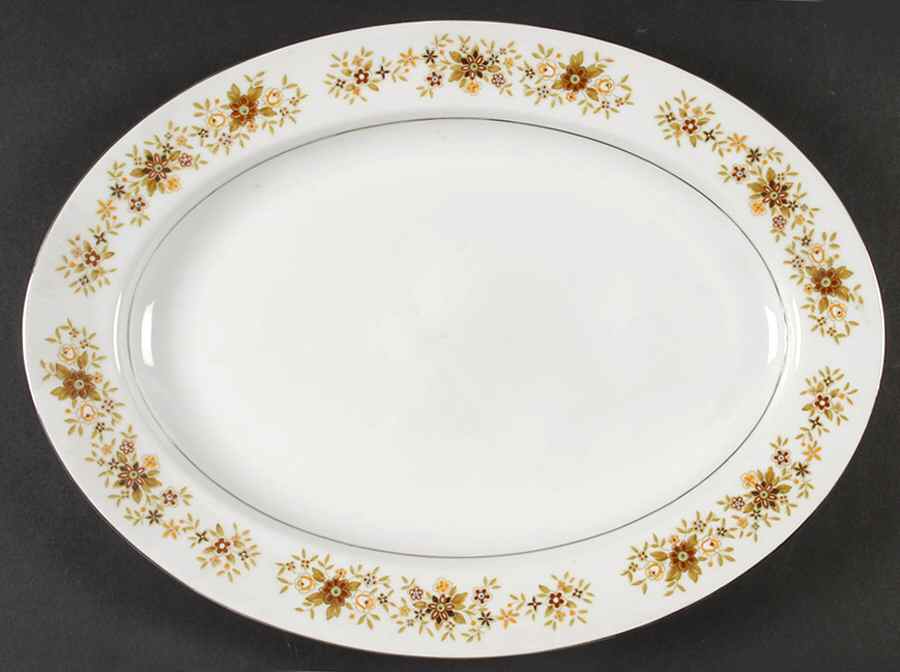 Crestwood 14" Oval Serving Platter by International-1