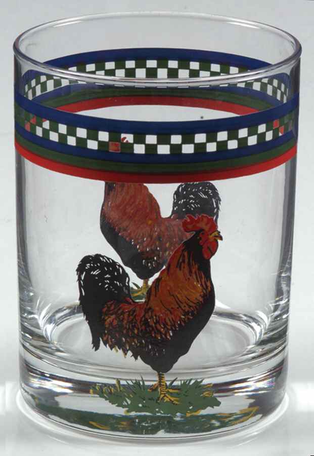 Ella's Rooster 12 Oz Glassware Double Old Fashioned by International-1