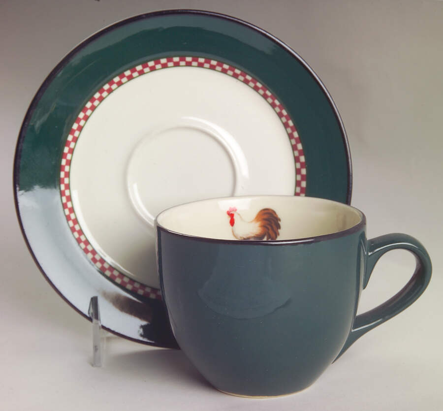 Henry & Company Flat Cup & Saucer Set by International-1