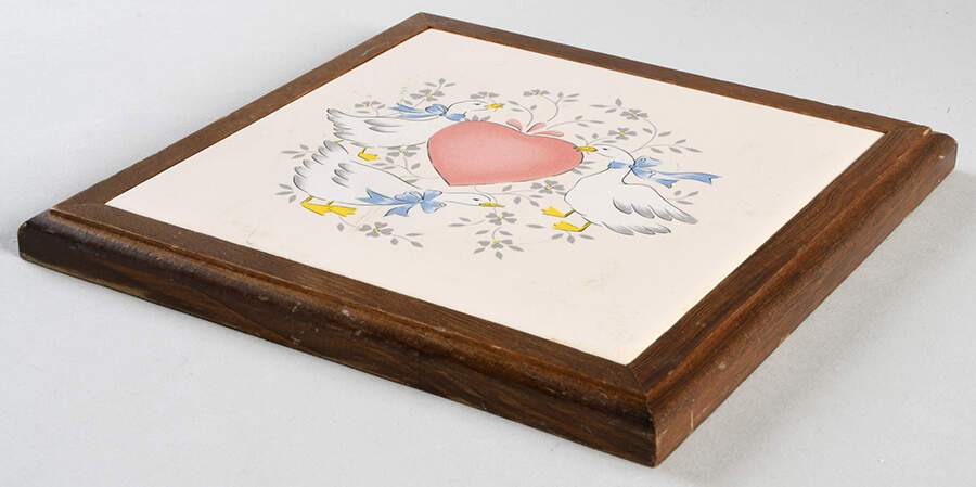 Marmalade Wood Frame Trivet by International-1