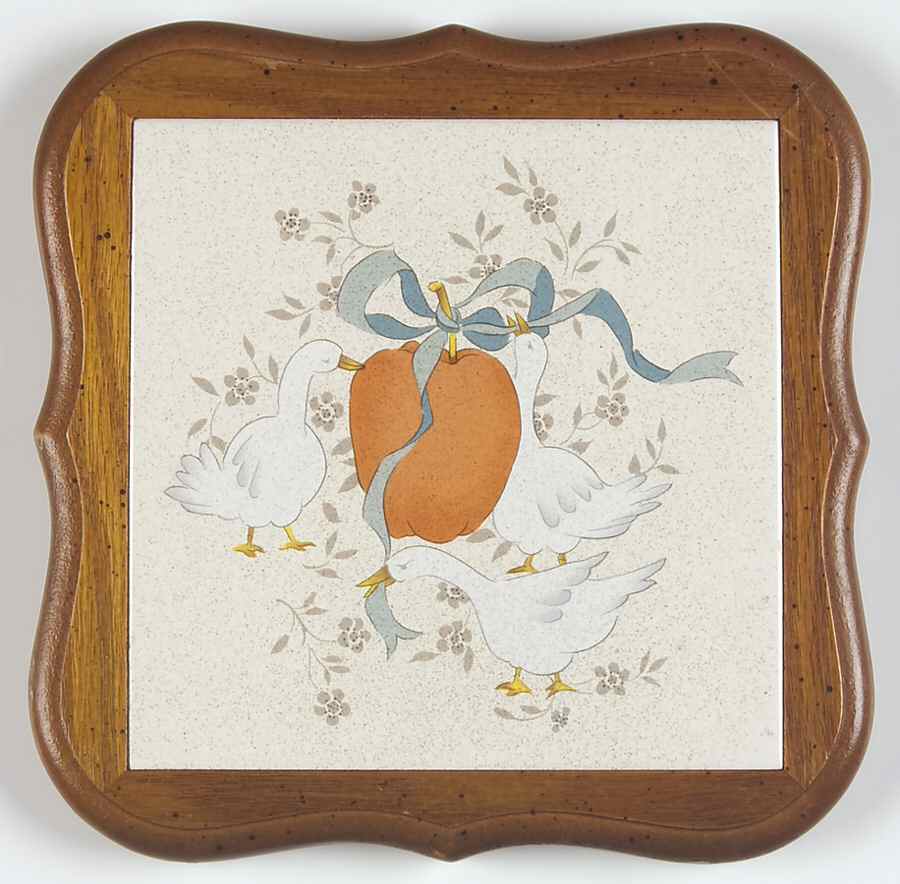 Marmalade Wood Frame Trivet by International-1