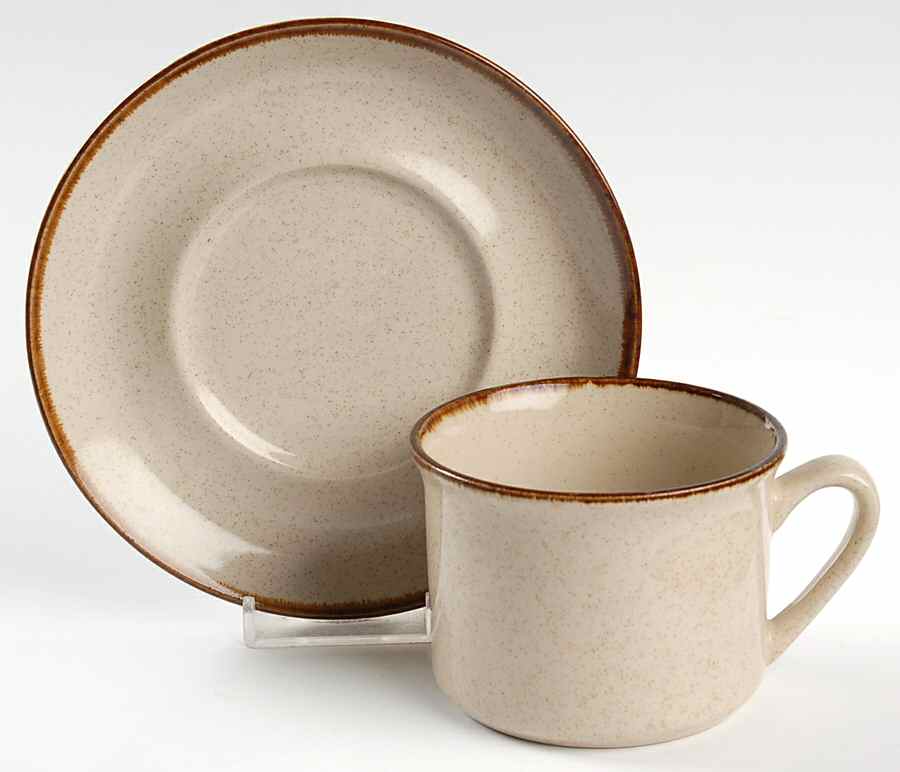 Milkyway Flat Cup & Saucer Set by International-1