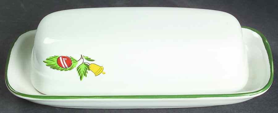 Noel (Band 1-4" From Edge) 1/4 Lb Covered Butter by International-1