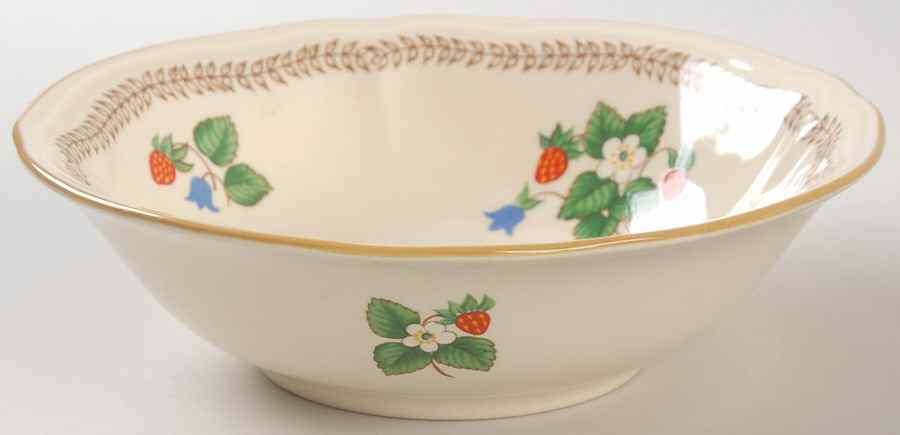 Strawberry Patch Coupe Cereal Bowl by International-1