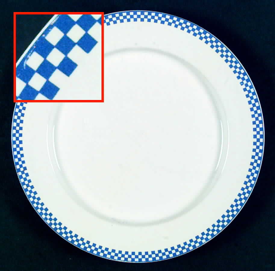 Trattoria Blue Dinner Plate by International-1