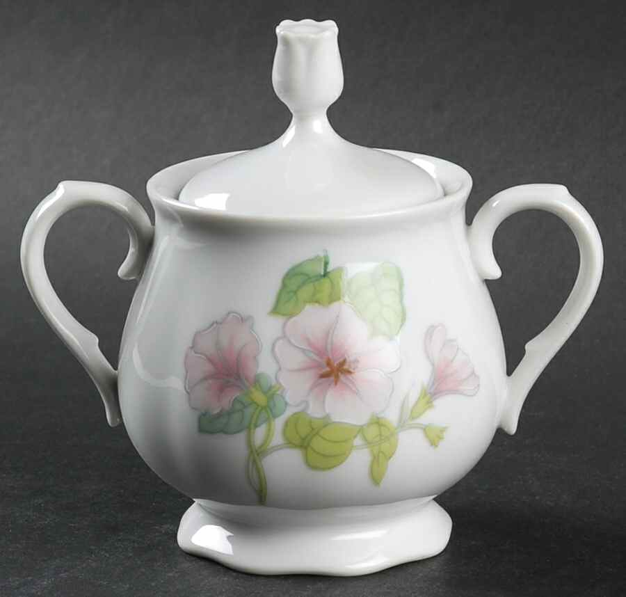 Trellis Sugar Bowl & Lid by International-1