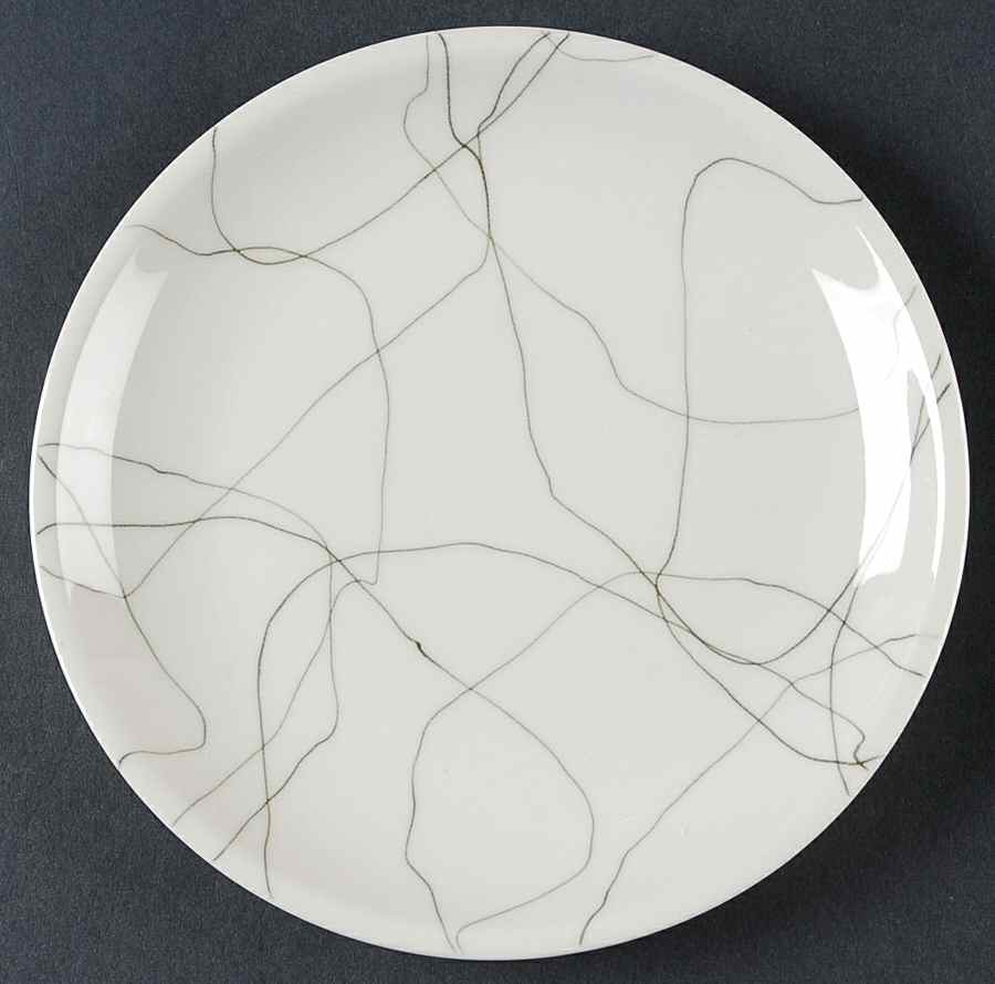 Carrara Modern White Bread & Butter Plate by Iroquois-1