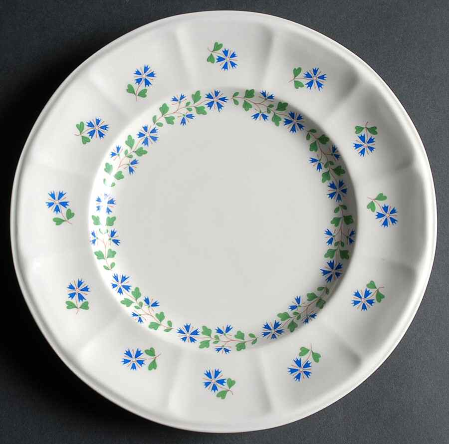 Periwinkle Salad Plate by Iroquois-1