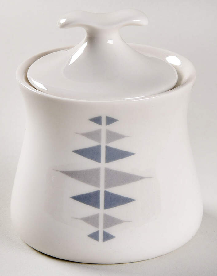 Pyramids Mustard Jar & Lid by Iroquois-1