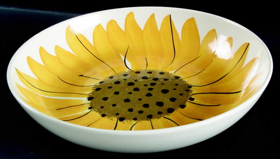 Sunflower 11" Pasta Serving Bowl by Island Worcester-1