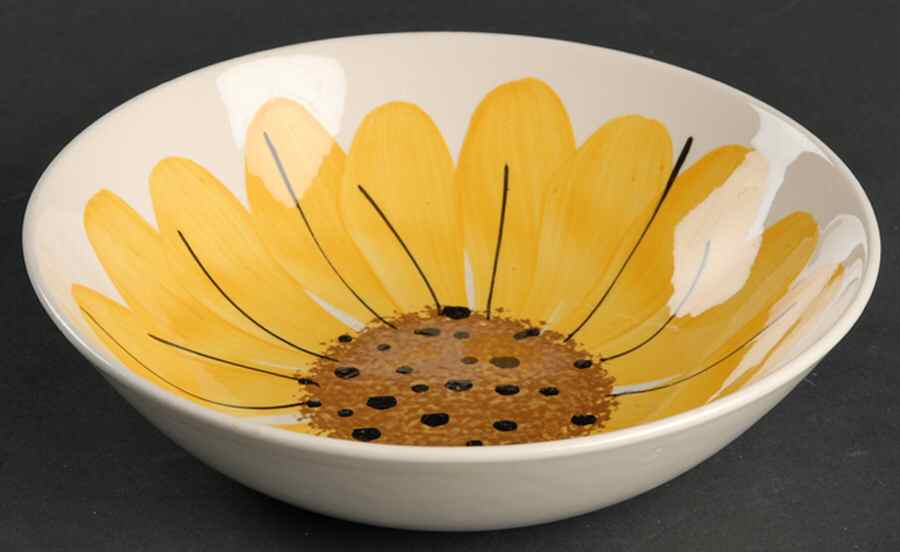 Sunflower Coupe Cereal Bowl by Island Worcester-1