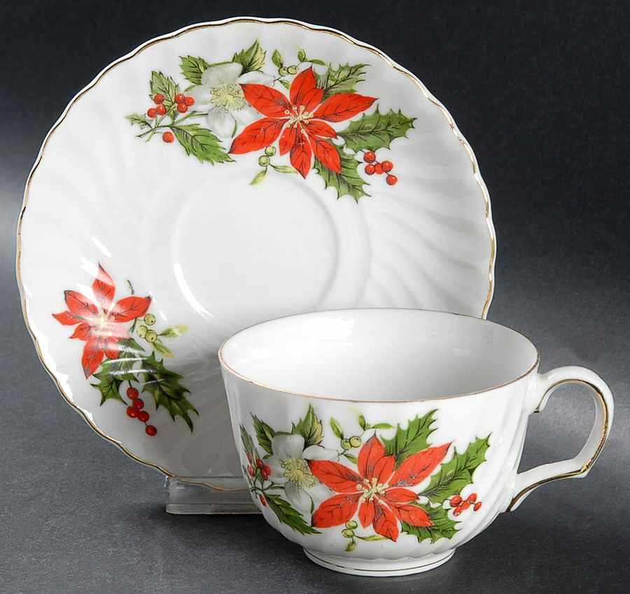 INA3 Flat Cup & Saucer Set by Inarco (Japan)-1