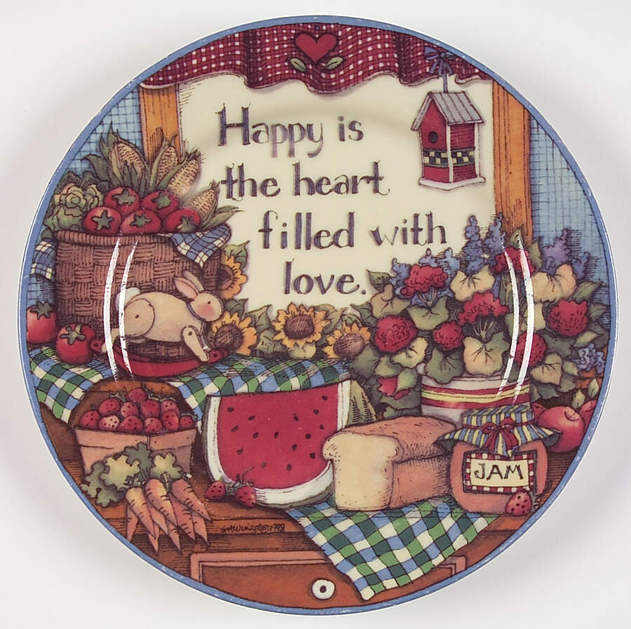 Heartsongs Salad Plate by International-1