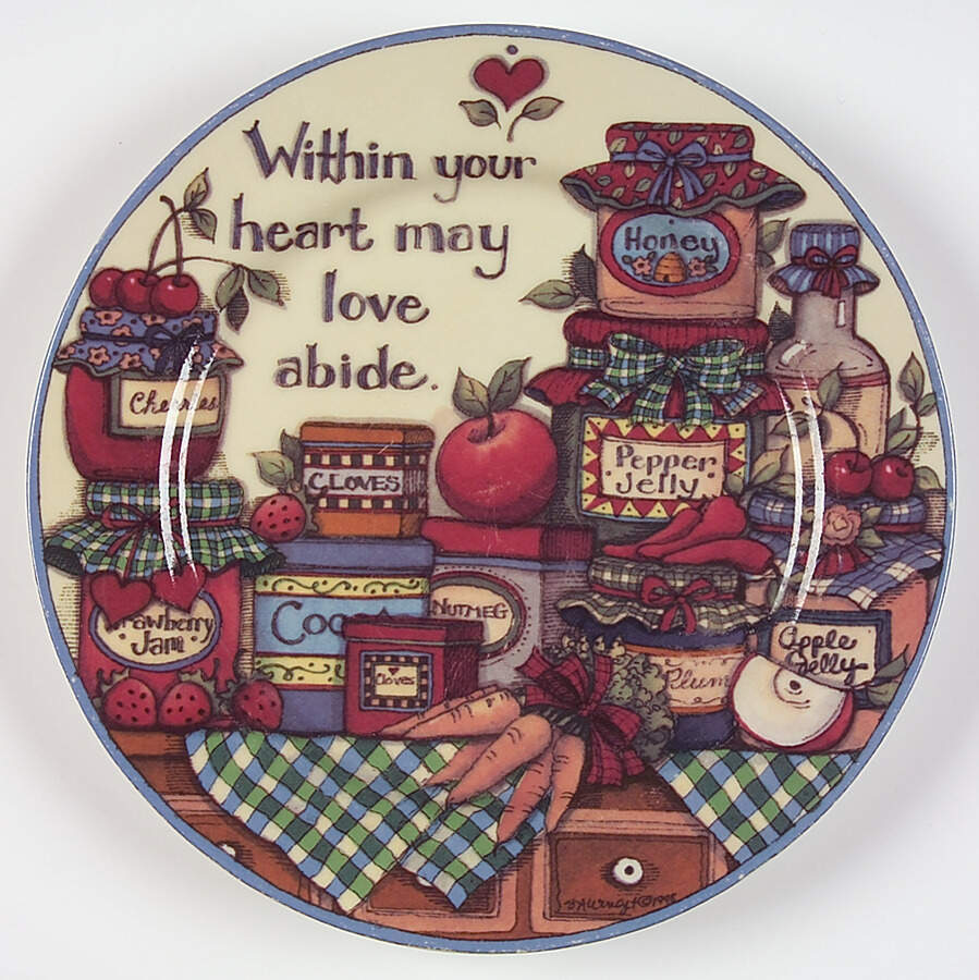Heartsongs Salad Plate by International-1