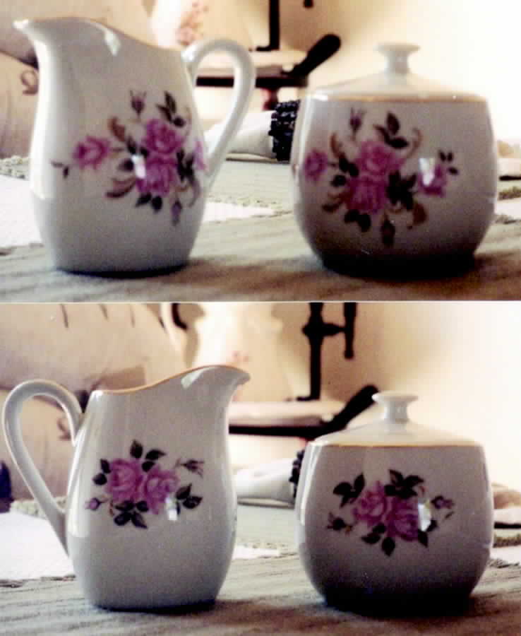 E1040 Sugar Bowl & Lid by Inarco (Japan)-1