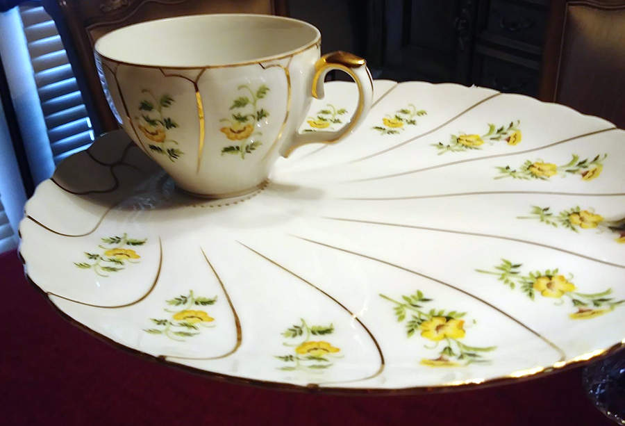 Ina6 Snack Plate & Cup Set by Inarco (Japan)-1