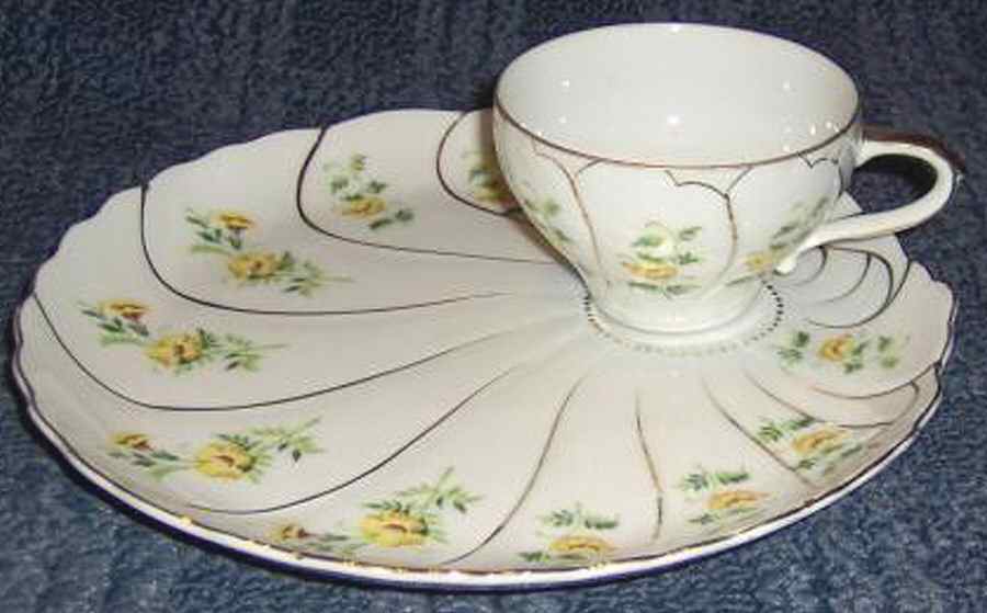 Ina6 Snack Plate & Cup Set by Inarco (Japan)-1