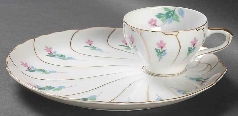 INA7 Snack Plate & Cup Set by Inarco (Japan)-1