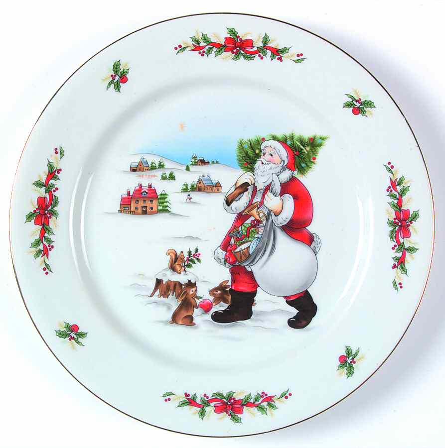 Country Christmas Dinner Plate by Indonesia China-1
