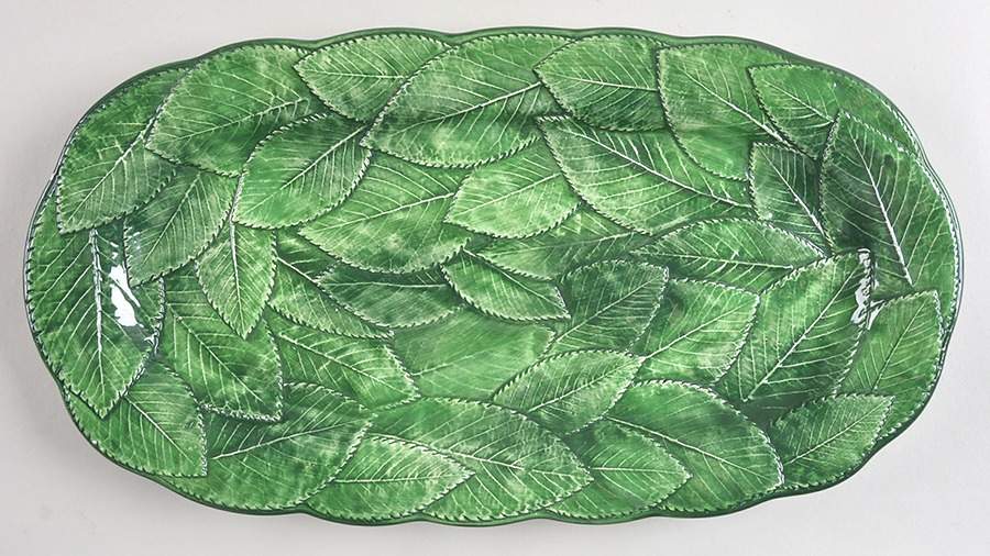 V1Z2 15" Oval Serving Platter by Ceramiche Leonardo-1