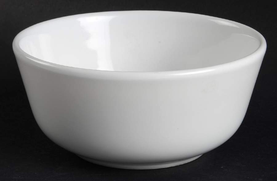 Syntes White Coupe Cereal Bowl by Ikea China-1