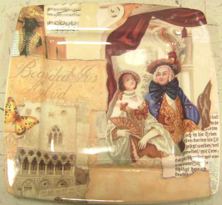 Venezia Salad Plate by Italian Ceramics-1