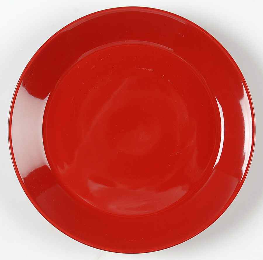 Teema Red Salad Plate by Iittala-1