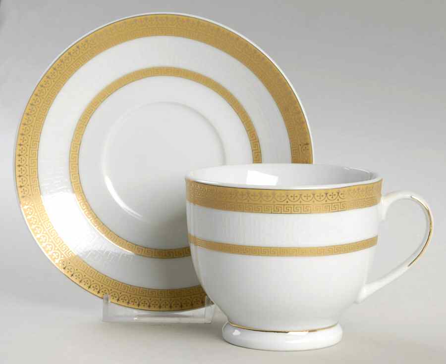IFC11 Footed Cup & Saucer Set by Imperial Fine China-1