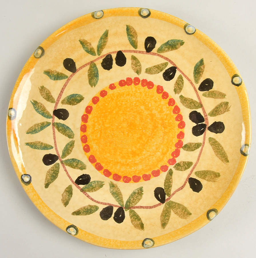 Tuscan Olives Dinner Plate by Italica Ars-1