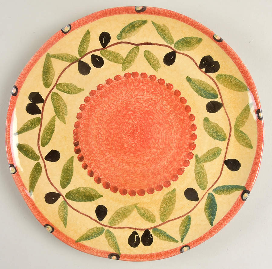 Tuscan Olives Dinner Plate by Italica Ars-1