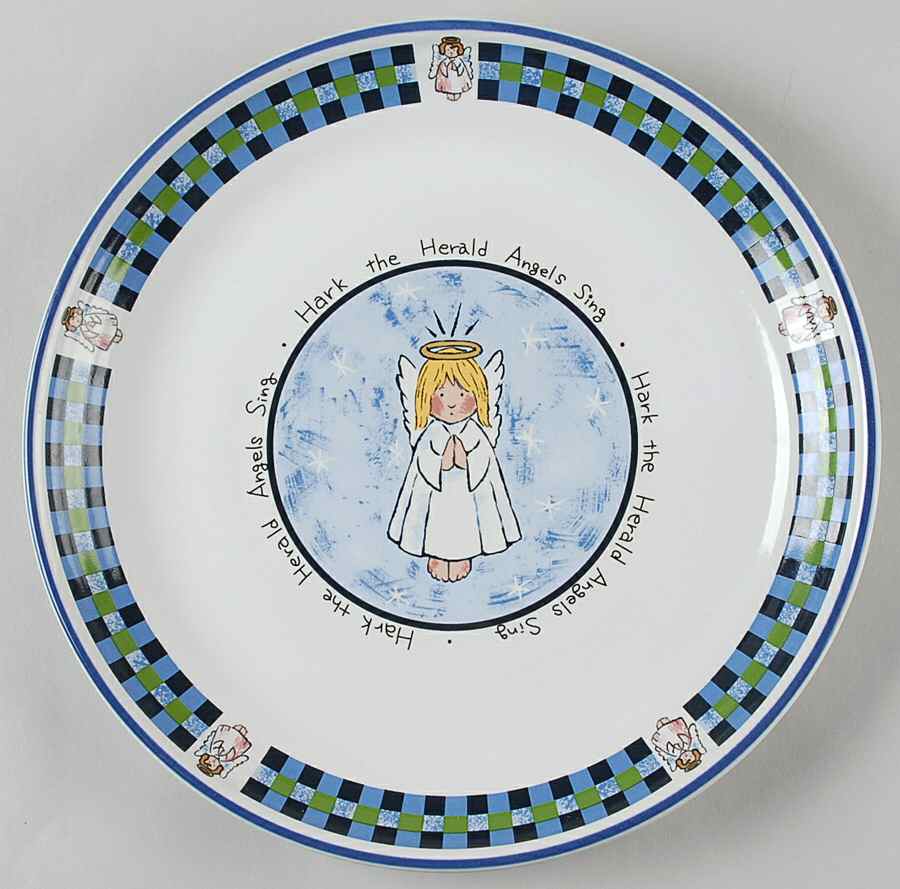 Christmas Angel Dinner Plate by International-1