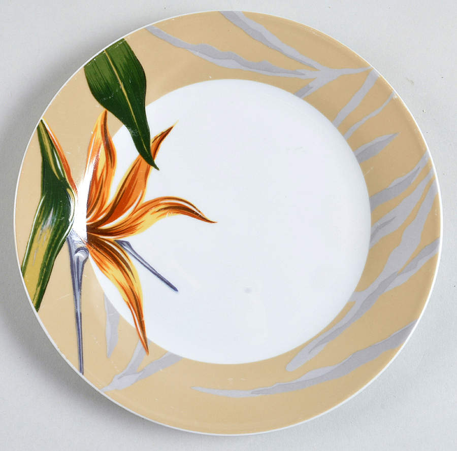Elegant Bird of Paradise Salad Plate by Island Plantations-1