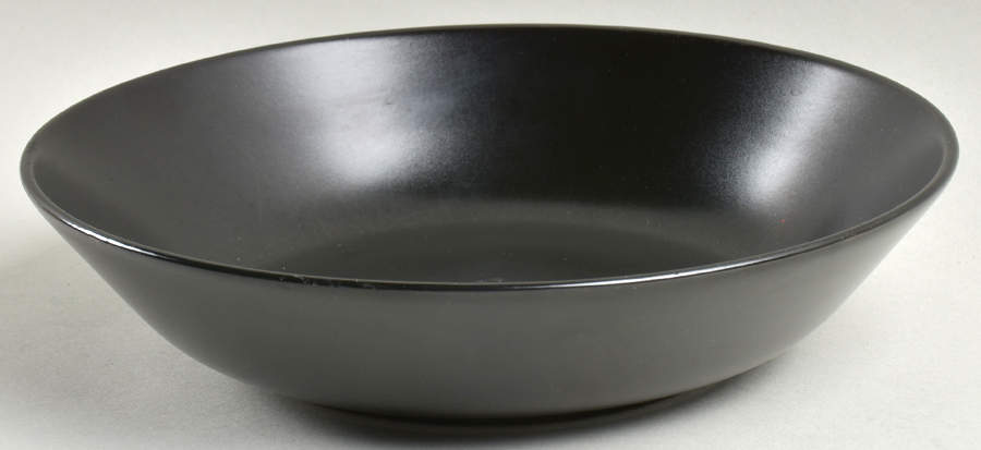 Dinera Black Coupe Soup Bowl by Ikea China-1
