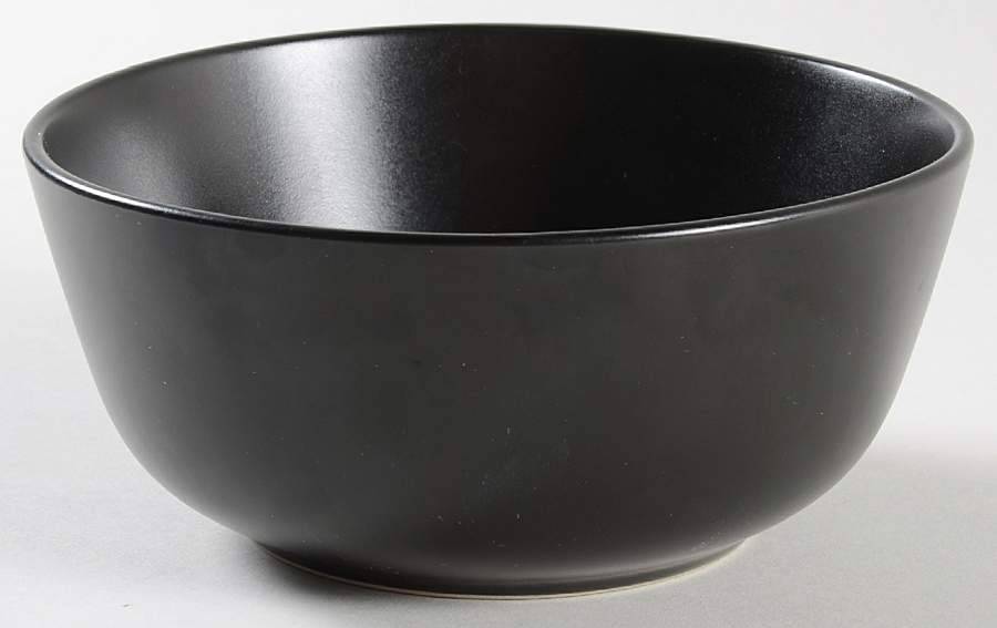 Dinera Black Coupe Cereal Bowl by Ikea China-1
