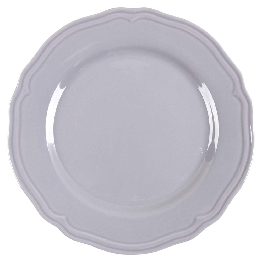 Arv Gray Dinner Plate by Ikea China-1