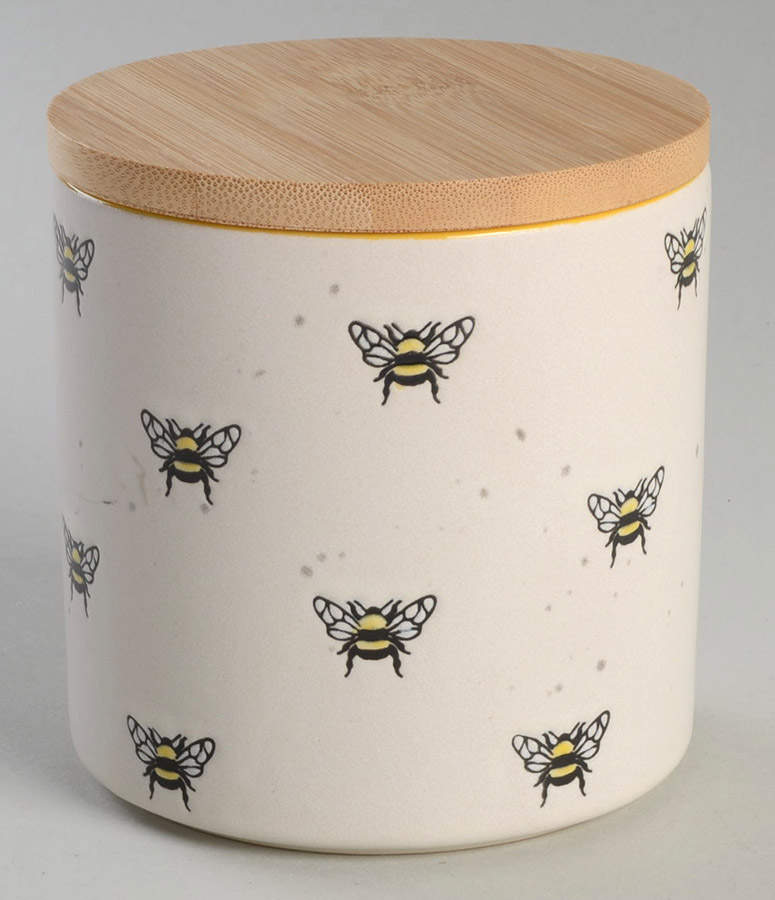 Barney Bee Repeat 4" Canister & Lid by In Homestylez-1