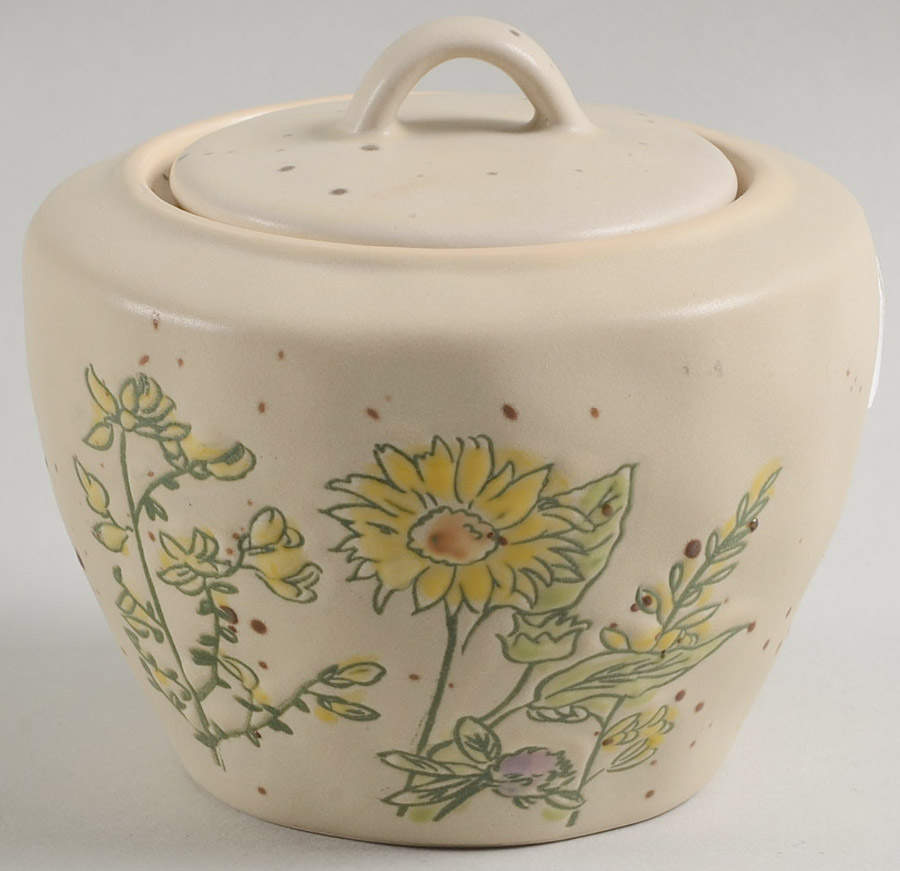 Spring Pressed Garden Sugar Bowl & Lid by In Homestylez-1