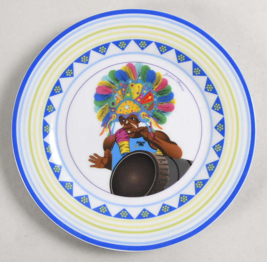 ISV1 Salad/Dessert Plate by Island Flava-1