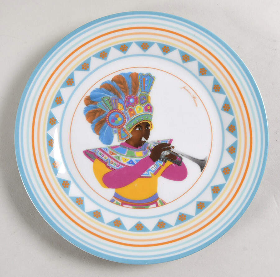 ISV1 Salad/Dessert Plate by Island Flava-1