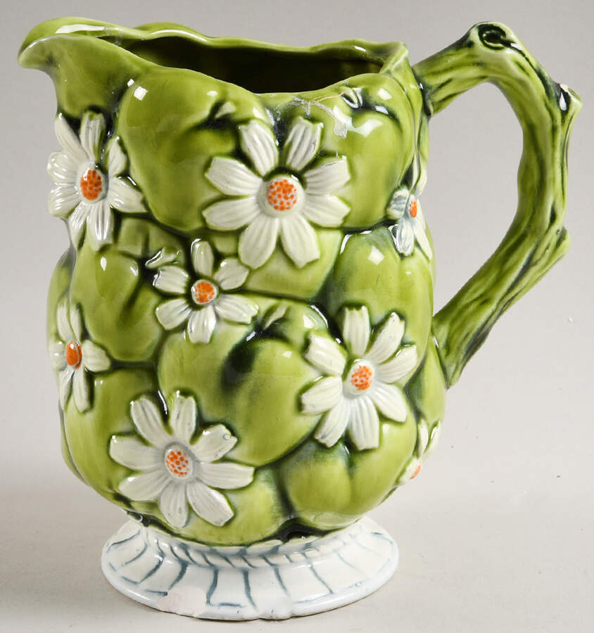Green Apples & Daisies 28 Oz Pitcher by Inarco (Japan)-1