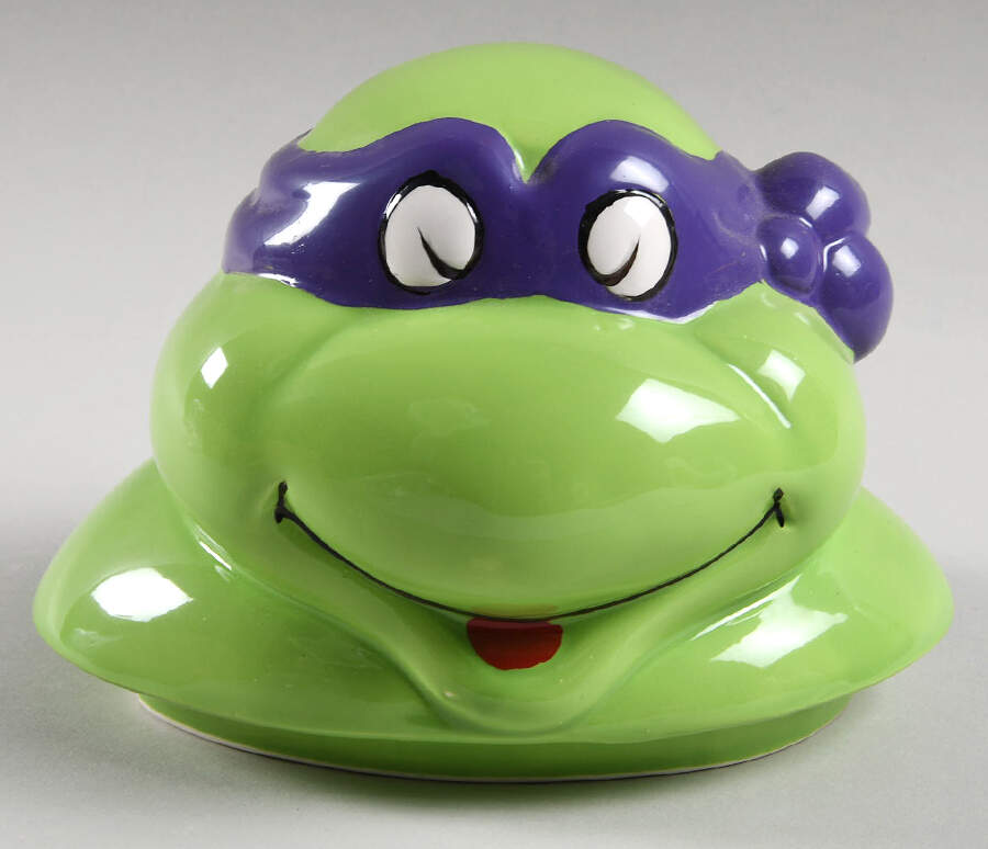 Teenage Mutant Ninja Turtles Lid for Figural Cookie Jar by International Silver-1