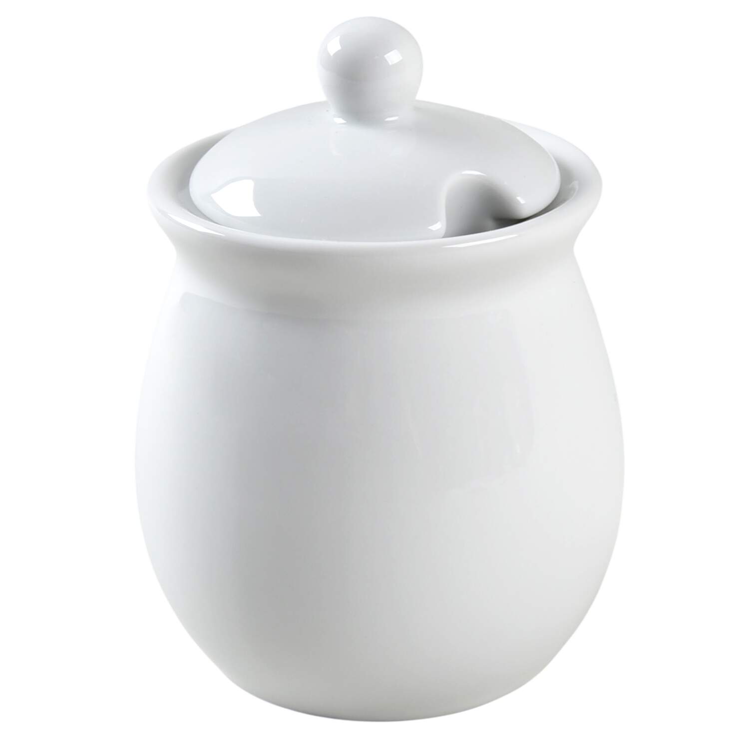 Arden Sugar Bowl & Lid by Ivory and Stone-1
