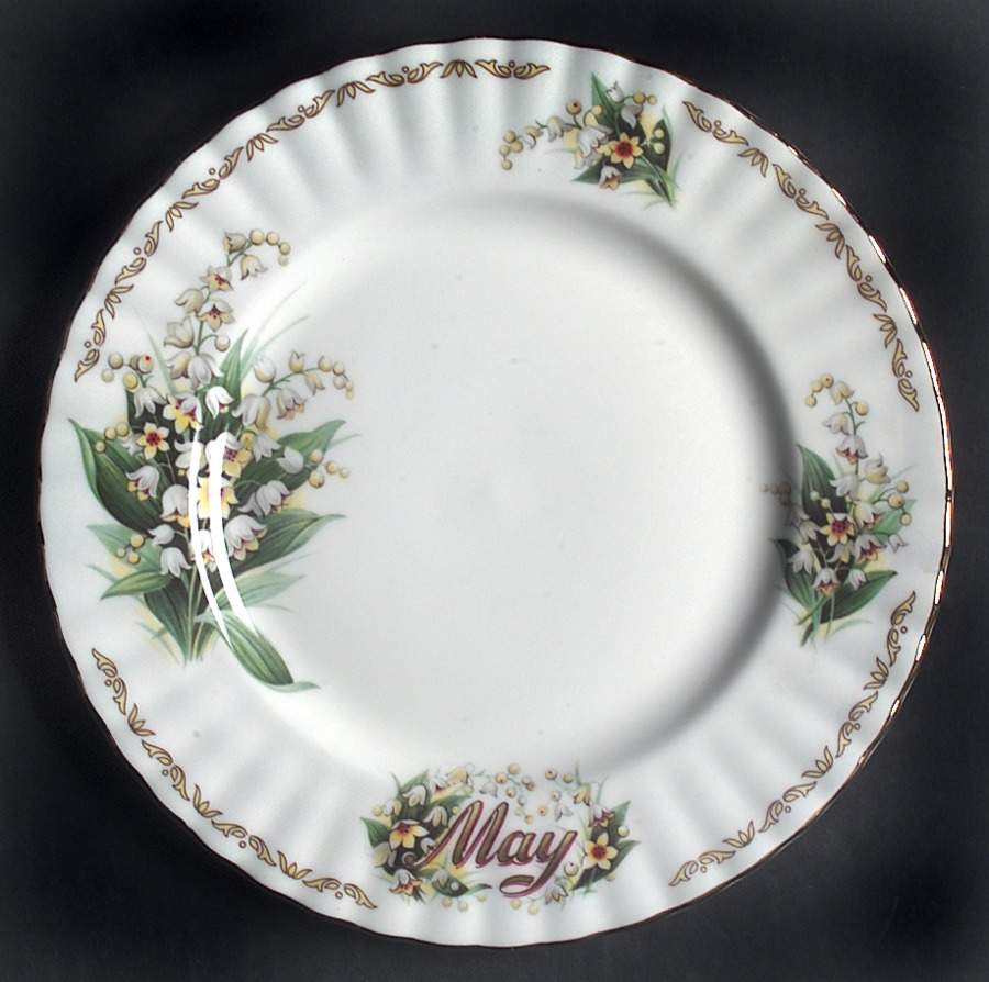 Bouquet of The Month Salad Plate by Jaeger-1