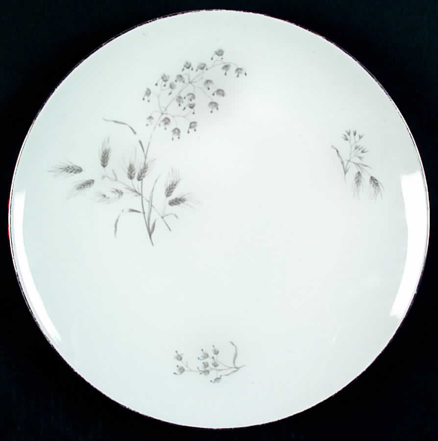 Silver Wheat Dinner Plate by Jaeger-1