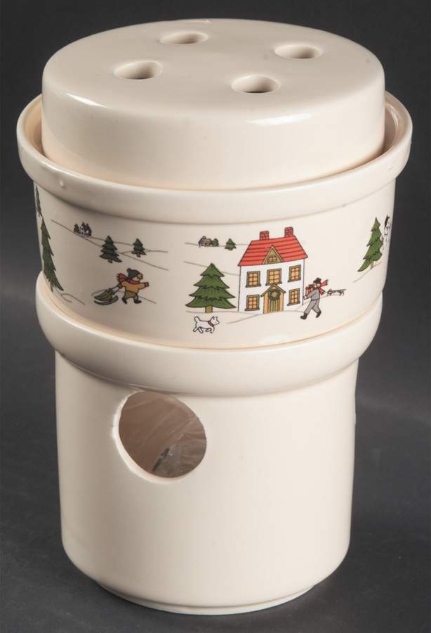 The Joy of Christmas (Smooth, Red Trim) Potpourri & Lid with Stand by Jamestown-1