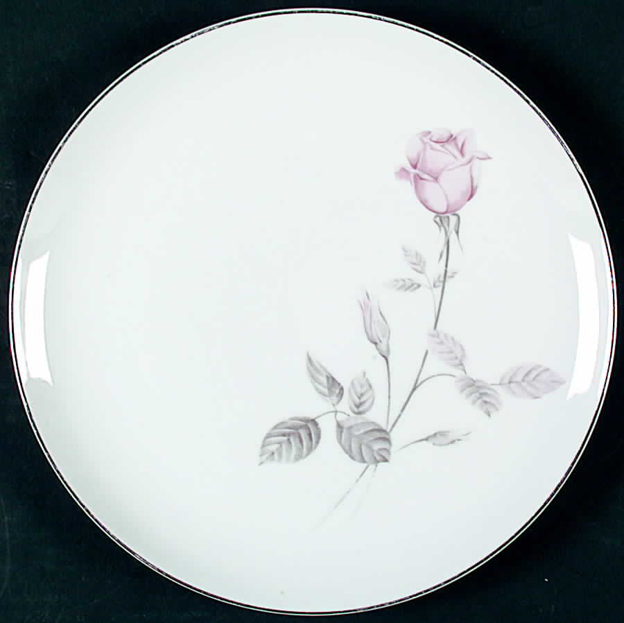French Rose Dinner Plate by AS Japan-1